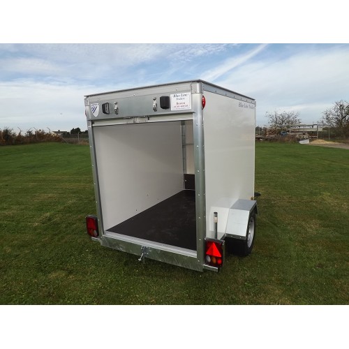 7' x 4' x 5' Single Axle Small Box Van Trailer Blue Line Trailers